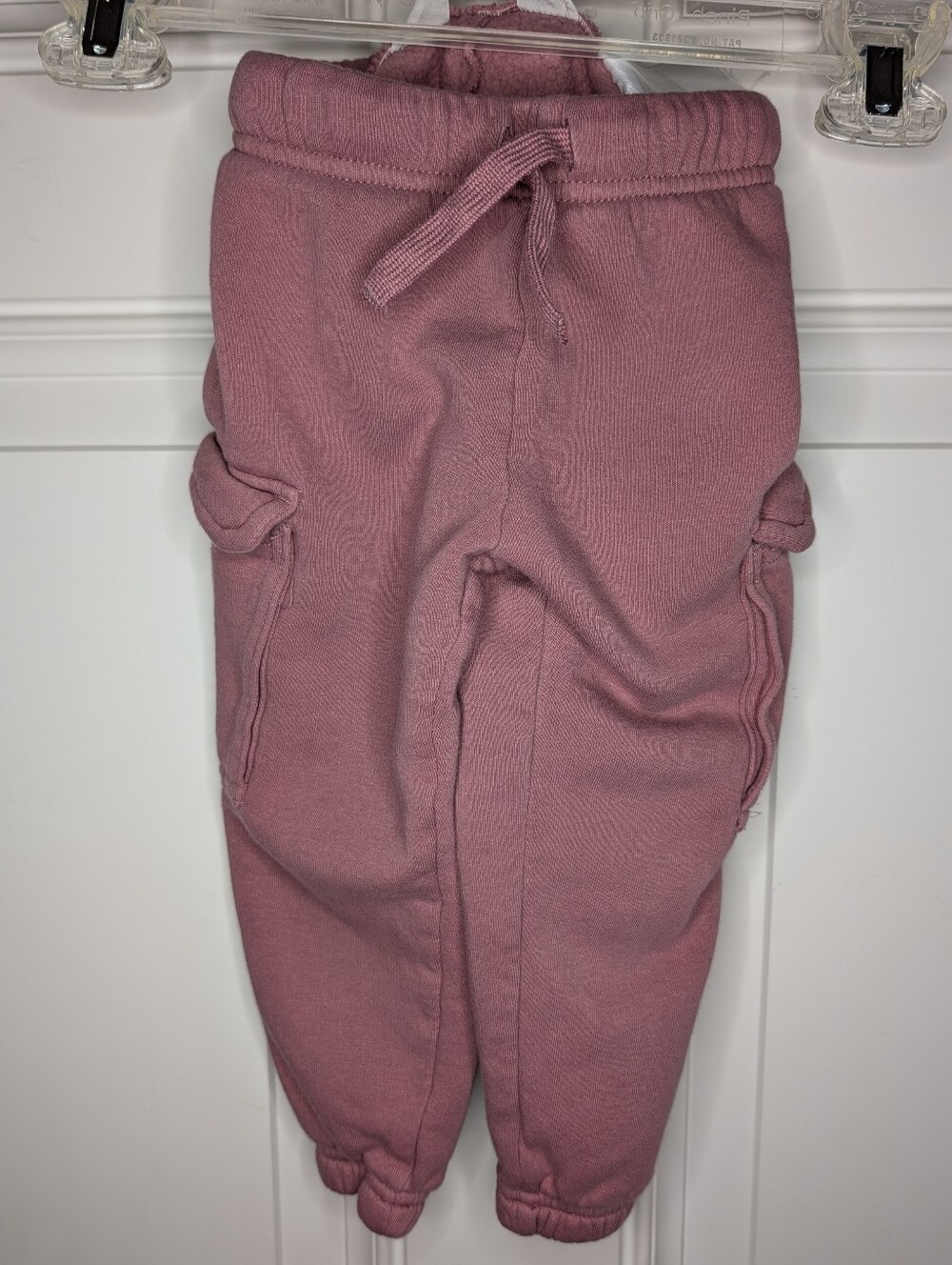 H&M Girls Size 2T Dusty Rose Pink Sweatpant Pull On Joggers